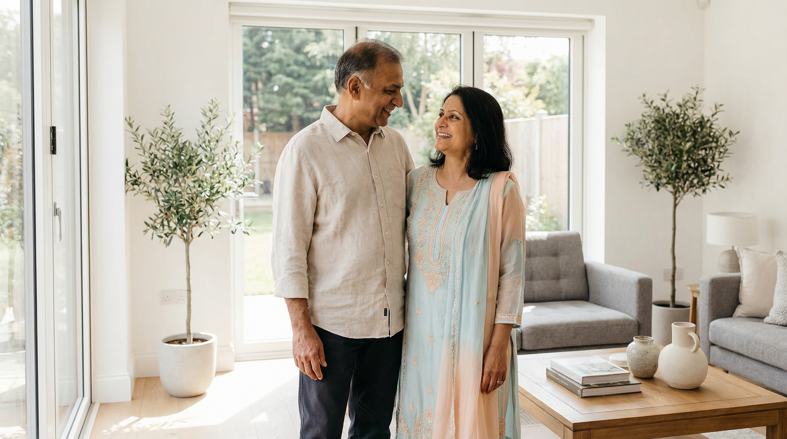 Pakistani couple enjoying healthy lifestyle