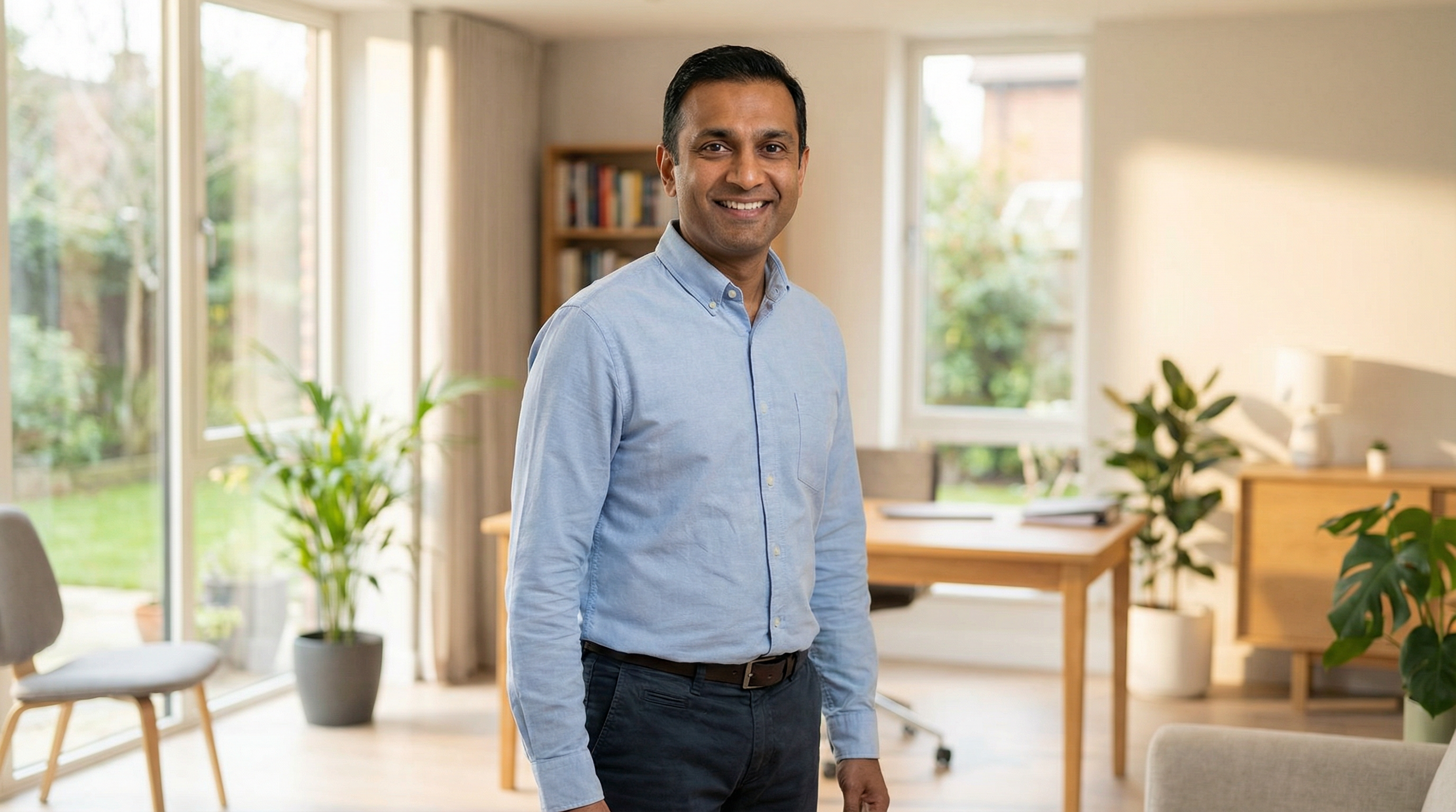 Healthy Pakistani professional